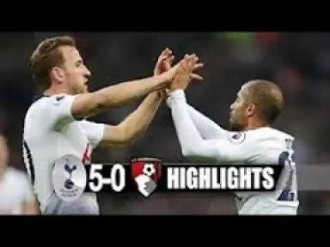 Tottenham Hotspur vs Bournemouth  5 - 0 | EPL All Goals & Highlights | 26-12-2018